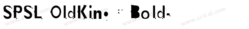 SPSL OldKingC Bold字体转换